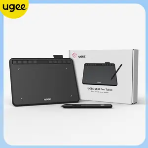 UGEE Portable Surface Writing Graphics Drawing Tablet - Battery-Free Stylus, Tilt Function, 8192 Levels Pressure Sensitivity, 10 Express Keys, Cool Gadgets, Education Devices | Compatible with Windows/Android, Not iOS
