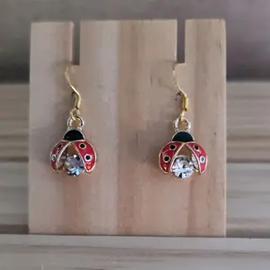 Ladybug Earrings- CLEARANCE