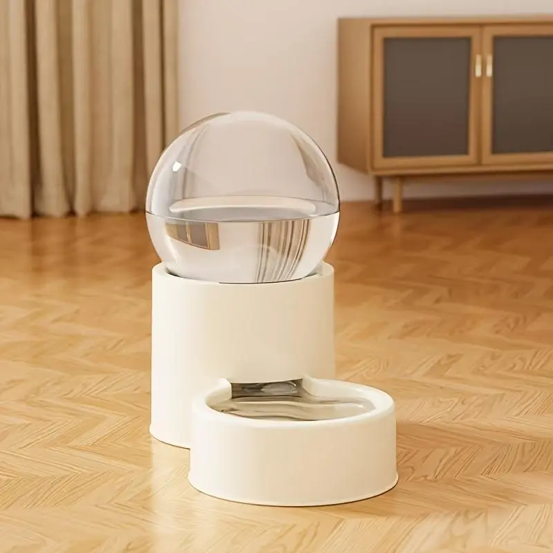 Large Capacity Automatic Water Dispenser for Rabbits - Durable ABS Plastic, Transparent Visibility, None-Battery Water Bowl, Small Animal Pet Feeding Supplies