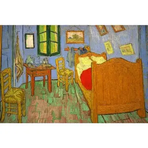 Bedroom in Arles by Vincent Van Gogh (50 Piece Wooden Jigsaw Puzzle)