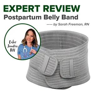 Postpartum Belly Wrap, Postpartum Belly Band, Postpartum Shapewear Belt, Abdominal Binder, Postpartum Abdominal Support, Maternity Belly Belt (Polyester Made with Bamboo Charcoal Fiber)