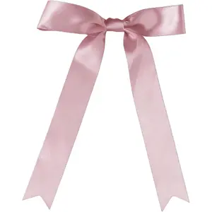 30 count Rose  Satin Bows 6 X 10 Inch Premade Bows with Twist Tie for Wedding Florist Decor, Cake Pops,Christmas Tree &  Wrapping(Rose )