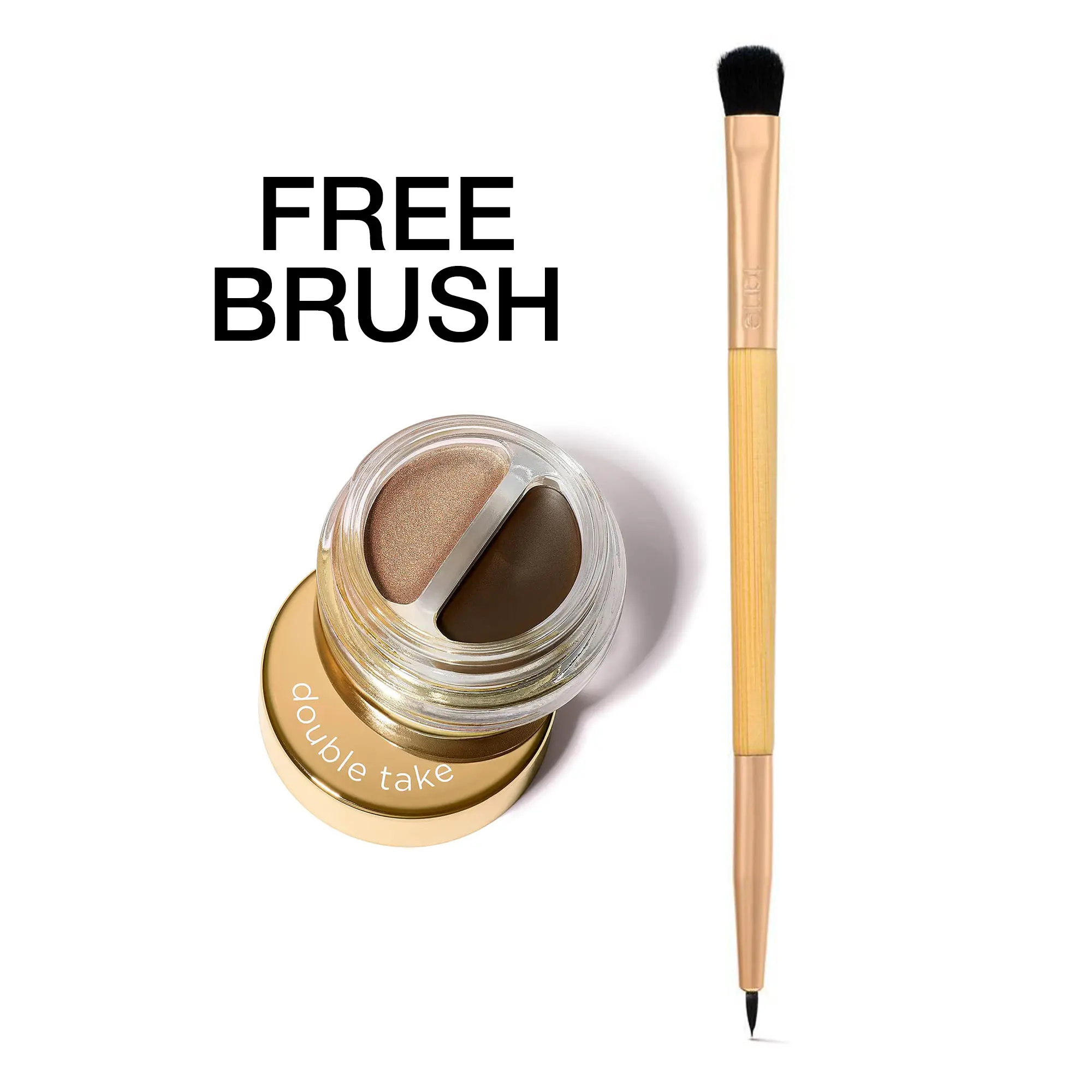 tarte double take clay pot shadow eyeliner + FREE brush - hybrid shadow liner + double-ended brush tarte double take clay pot shadow eyeliner + FREE brush - hybrid shadow liner + double-ended brush