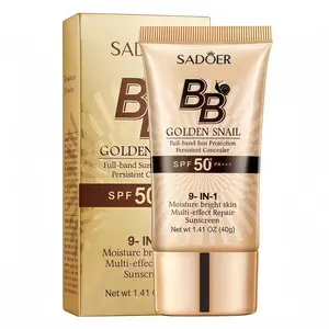 BB Cream SPF 50 PA+++ 9 in 1 FulICoverage TintedMoisturizer Waterproof Sweatprooffor Oily & DrySkin ,Hydrating SunscreenHydratingFormula FaceSunscreen For All Skin Types