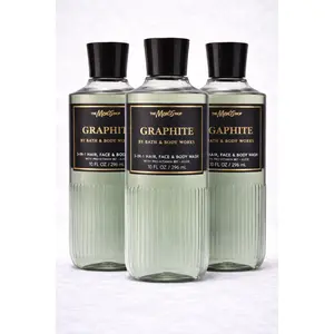 GRAPHITE Bath & Body Works Body Wash 3-Pack - 10 oz Each