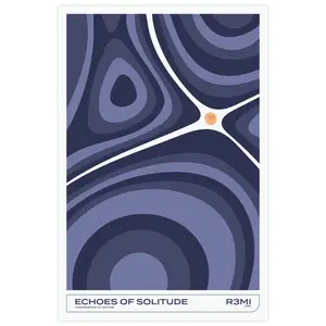 Echoes of Solitude | Illustration Print Poster