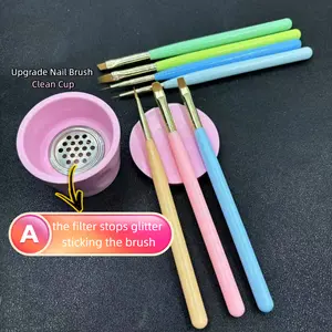 【LILI DIARY】Professional Nail Brushes set (7pcs ) For Nail Teches