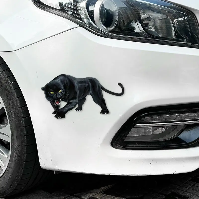 Panther Pattern Car Sticker, Bumper Sticker, Waterproof Durable Personalized Scratch Masking Self-adhesive Car Decal, Decorative Decals for Car, Motorcycle, Truck, Sticker For Cars
