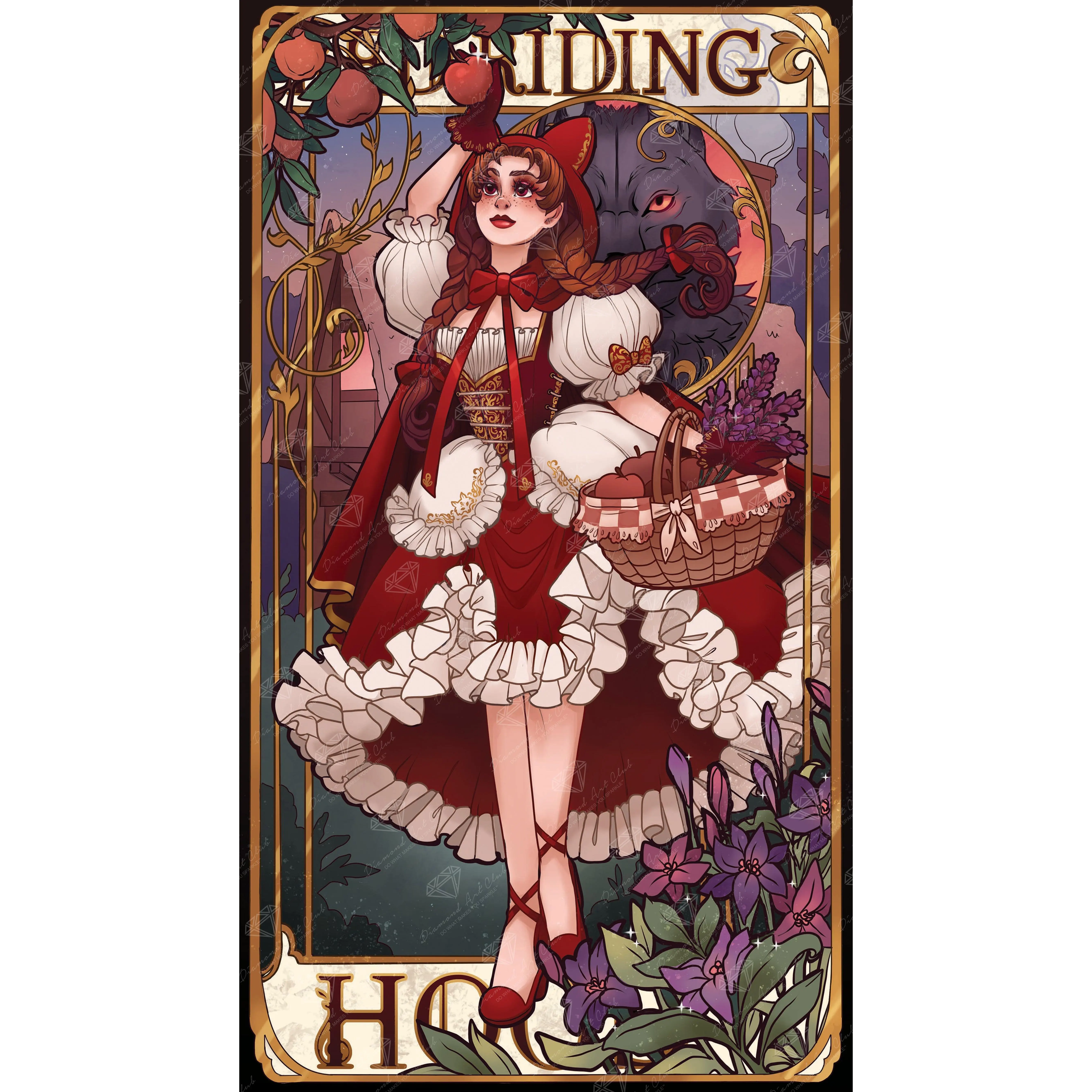 Diamond Art Club® Red Riding Hood Diamond Painting Kit
