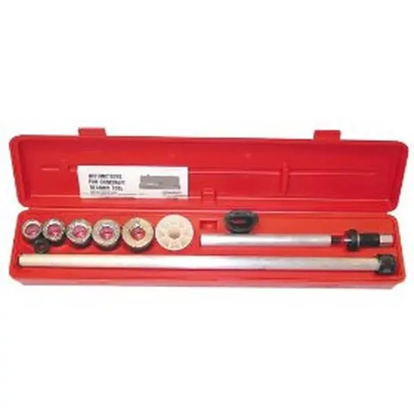 Lisle 18000 Universal Multi-Size Camshaft Bearing Tool Kit, Installer & Remover Range Set for Car & Truck Engines with Neoprene Sleeves & Case, 1.125-2.69 in, Split Plugs, 1 Set, 28.58-68.3Mm