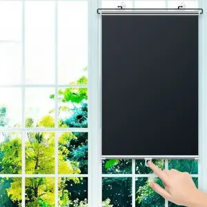 Stretchable Insulated Sunshade Curtain, No-Drill Window Blind, Office Sunroom Heat Protection, Kitchen Balcony Living Room Shade