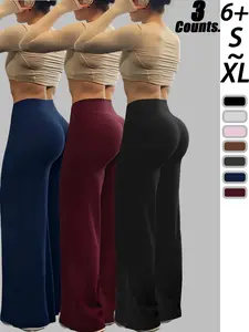 Women's Solid Color Sporty Yoga Pants, Casual Comfortable Inner Leggings, Perfect for Daily Wear and Exercise, Ideal for Gym and Outdoor Activities