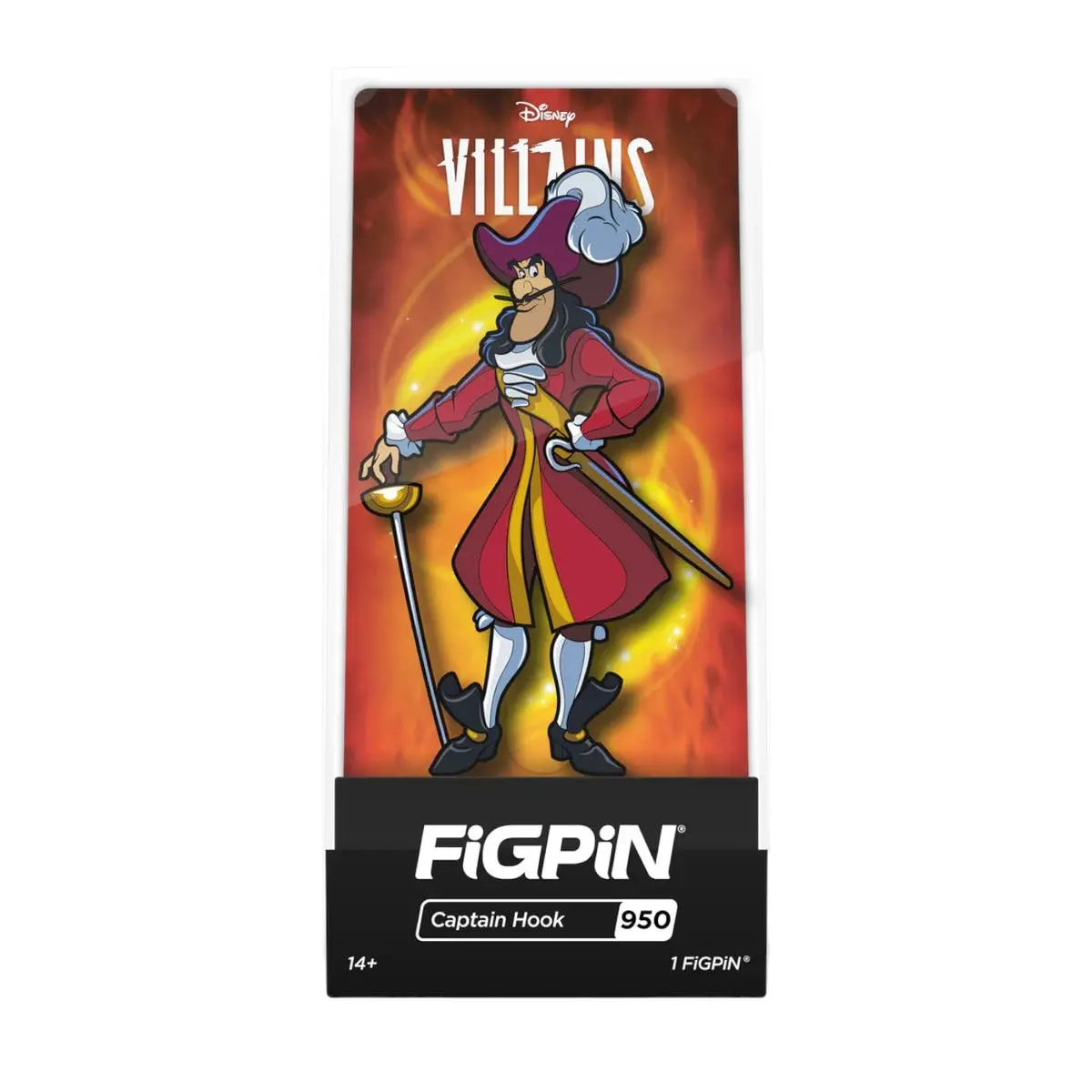 Disney Villains Captain Hook FiGPiN Enamel Pin