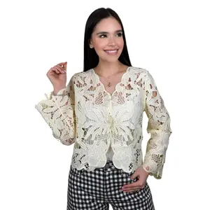ETERNAL LACE BLOUSE - BUTTER YELLOW
