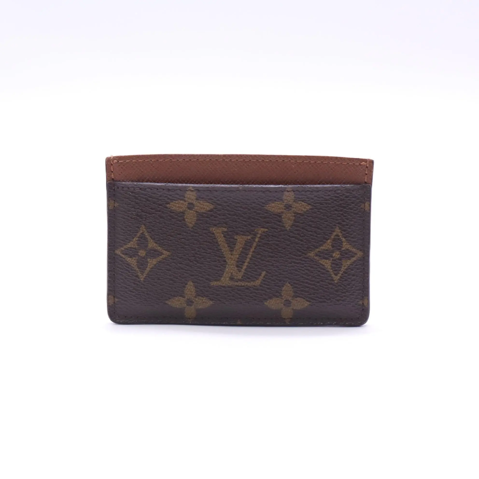 Pre-owned Louis Vuitton Leather Small Leather Goods Card Holder W22771
