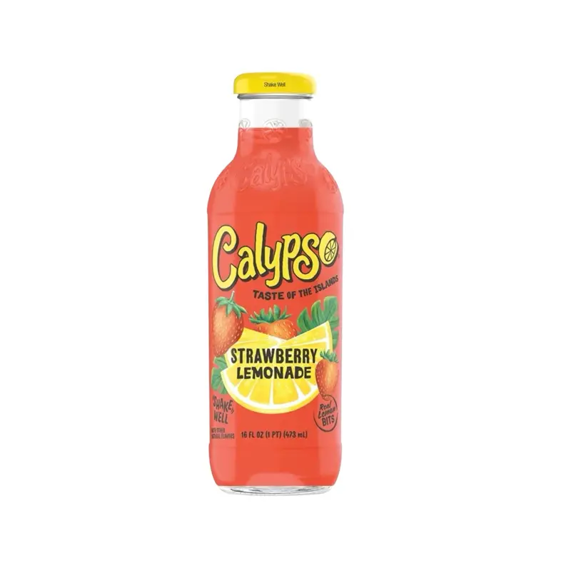 Calypso Taste of the Islands Strawberry Lemonade Fruit Drink, Juice-Based Beverage - 1 Bottle