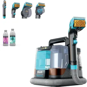 Shark Stainstriker Hairpro Pet, Portable Spot, Stain, & Odor Eliminator for Carpets, Area Rugs, Upholstery, Cars, with Bonus Accessories and Cleaning Solutions, Perfect for Pets, Copper, PX251 Shark