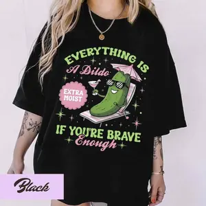 Inappropriate Shirts For Women, Raunchy Cucumber Shirt, Adult Humor Tee, Funny Gag Gift, Girls Trip Tshirt Exchange, Dirty Humor ShirtKnitted pure cotton comfortable T-shirt, Lady, Top summervibes,