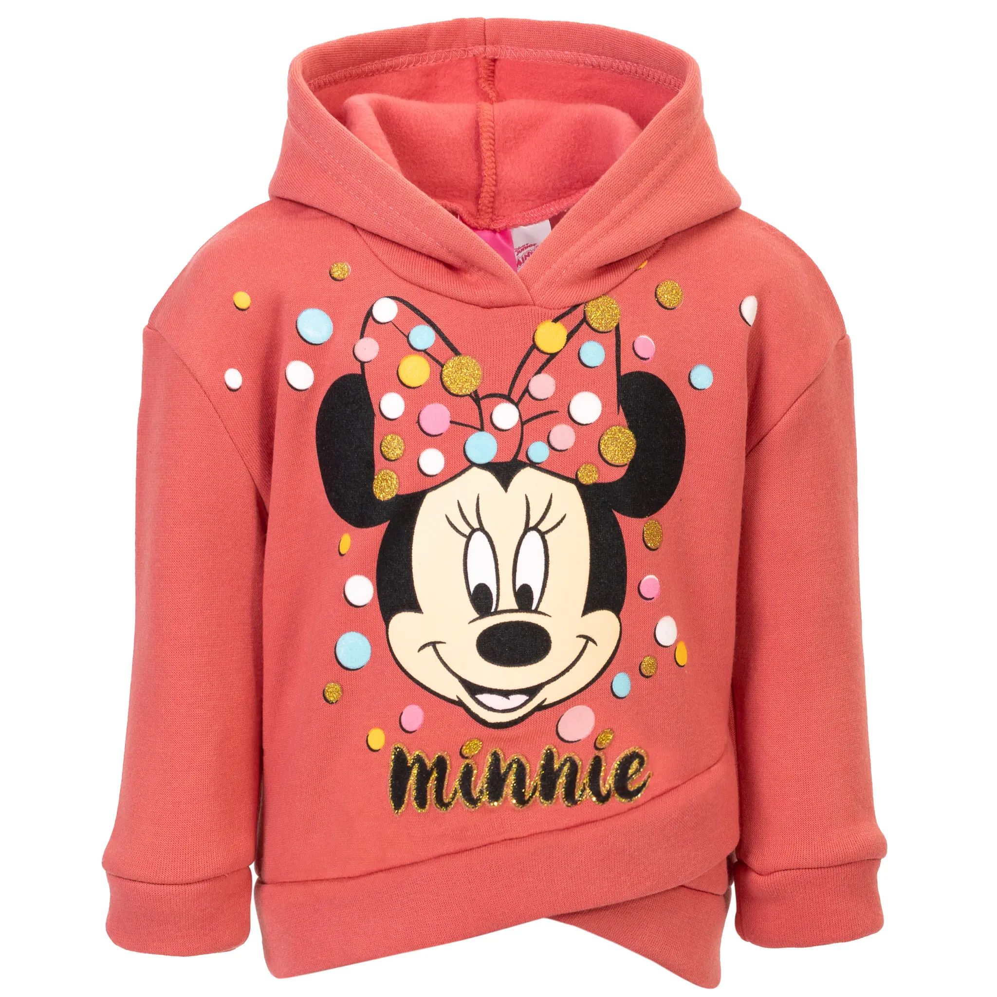 Disney Minnie Mouse Baby Girls' 2-Piece Fleece Hoodie and Leggings Set Infant