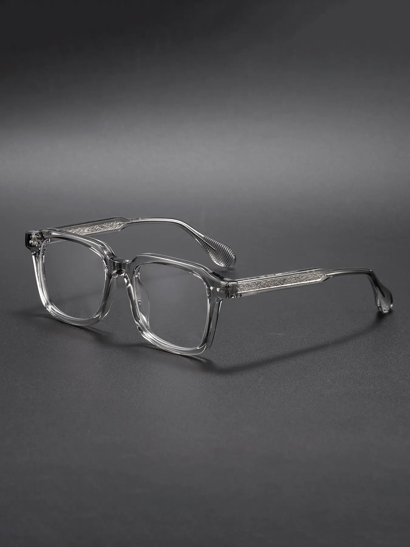 Elegant Tr Frame Glasses with Spring Feet Design, Anti-Blue Light Lenses, Unisex Fashion Accessory for Driving, Parties, Outdoor Sports