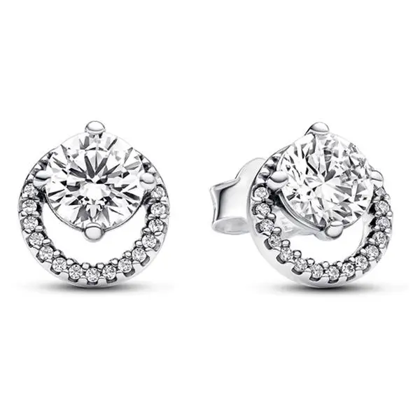 Pandora Sparkling Round Halo Stud Earrings 291248C01 Pandora Sparkling Round Halo Stud Earrings 291248C01