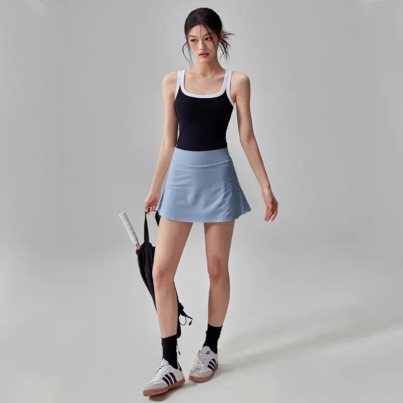 Gray blue [short skirt]