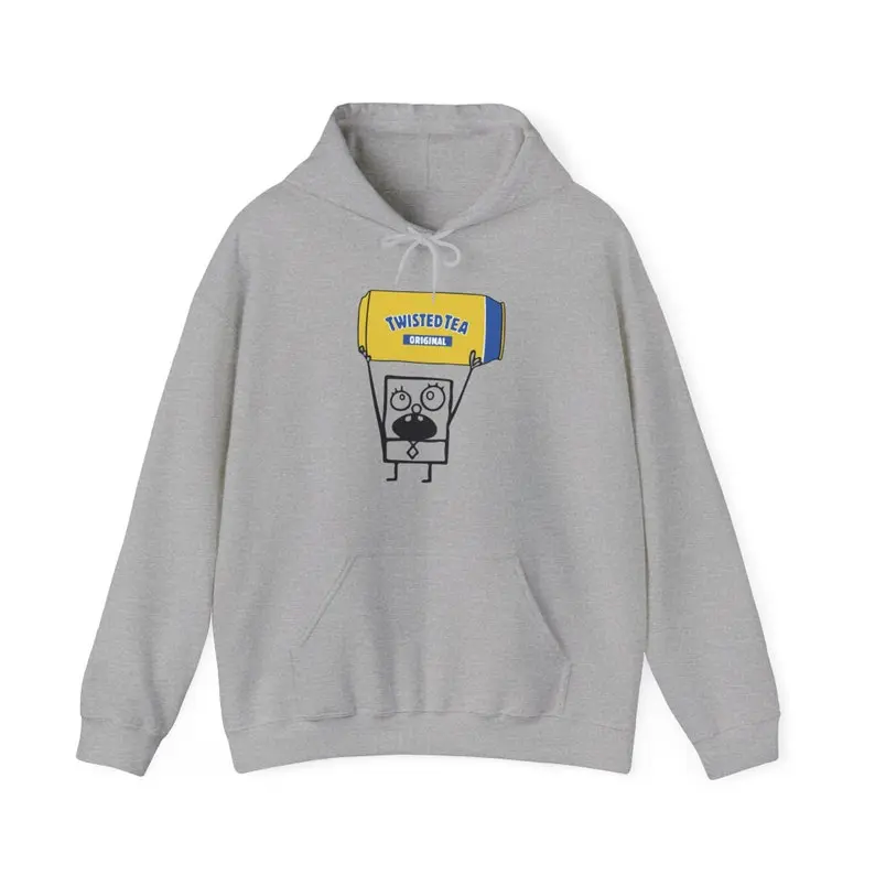 Funny Twisted Tea Hoodie, Funny Doodle Bob Twisted Tea shirt, Funny Doodle Bob Twisted Tea shirt Collar Cotton Casual Classic Fabric Jersey