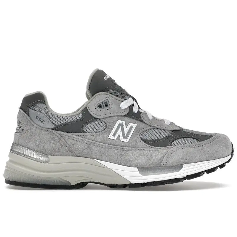 New Balance Men's 992 MiUSA Grey Silver Metallic, from StockX