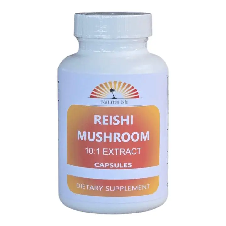 Reishi Mushroom Extract 10:1 Capsules (35% Polysaccharides)
