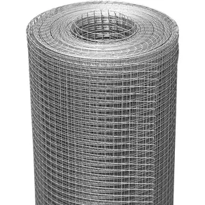 Hardware Cloth 1/2 inch 48 x 100 Ft 19-Gauge, Hot-dip Galvanized After Welding, Chicken Wire Fencing Wire Mesh Roll Rat Wire Gopher Mesh