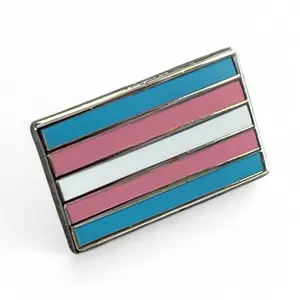 Transgender Pride Flag Enamel Pin - LGBTQ+ Pride Accessory