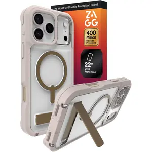 ZAGG - Rainier Snap with Kickstand for Apple iPhone 17 Series - Sandstone
