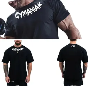 GYMANIAK Premium 100% Cotton Oversized Training Shirt for Men - Comfortable, Breathable, and Durable for Intense Workouts