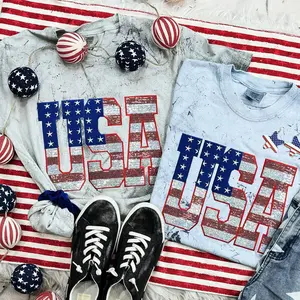 USA Sequin Patch