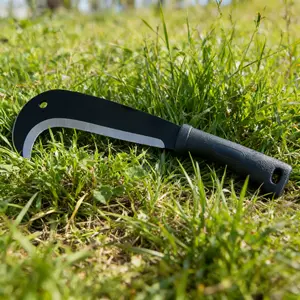 Weeding Sickle Machete Knife Brush ClearingHand SickleGarden Tool with Carbon Steel ThickBlade Gardening Machete  for Yard Work