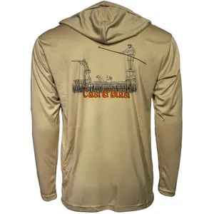 Cast & Blast - Snagged Apparel Hooded Performance Long Sleeve T-Shirt