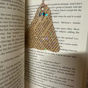 Paper laminated Ghost Bookmark with tassel