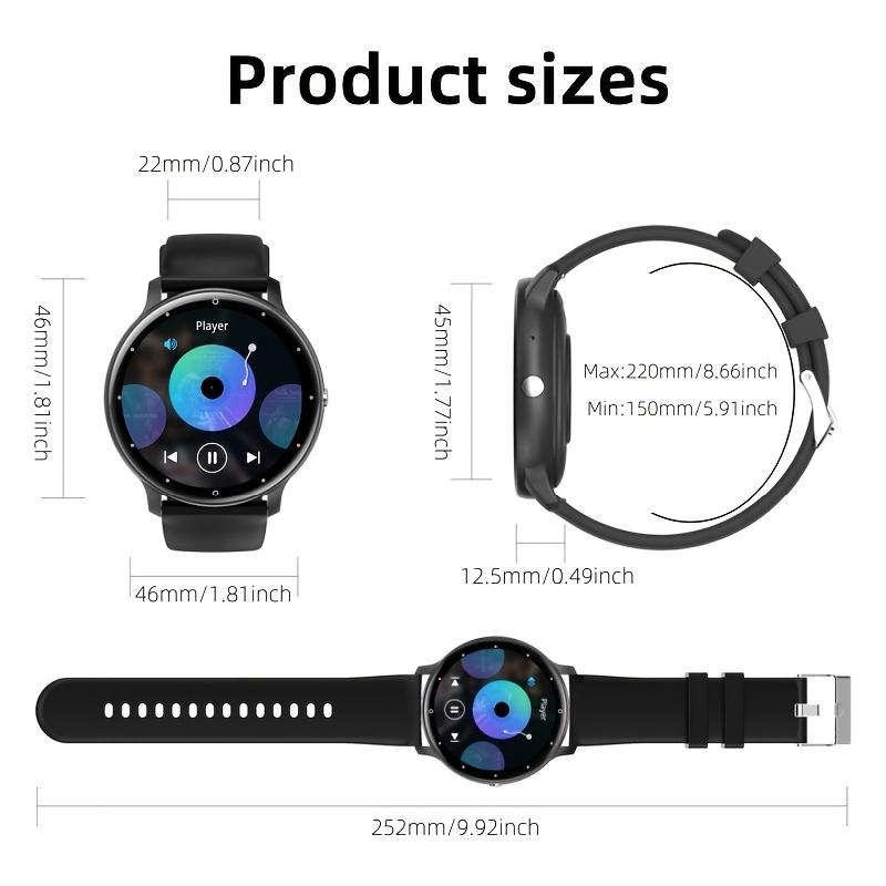 Brand new large-screen smart watch, supports Android/Apple systems, supports high-definition voice calls, equipped with various sports modes, suitable for exercise, outdoor activities, sleep monitoring, and daily wear.