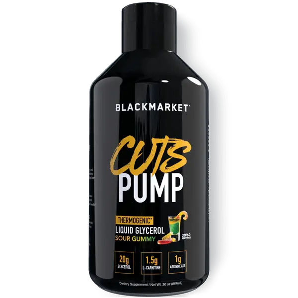 Blackmarket Pump Liquid Glycerol Non Stim Pre Workout