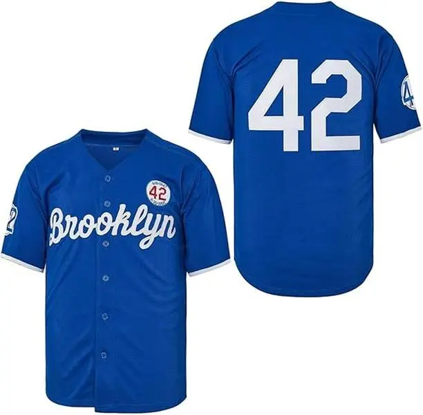 Men's Brooklyn No. 42 Sports Jersey - Elegant Classic Tribute Professional Sports & Outdoor Clothing, Athletic Tops