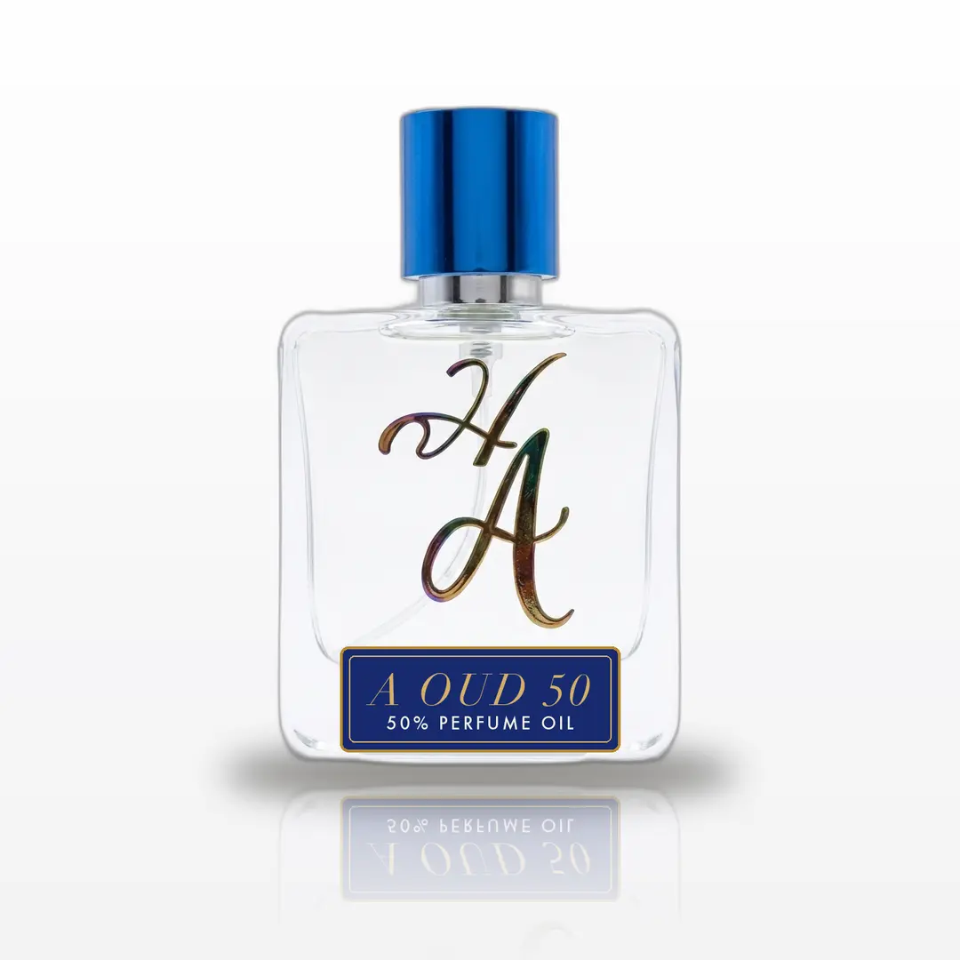 A OUD 50 | Mens Perfume Oil 50% | Rose, Oud, Patchouli | Powdery Long Lasting 50ml