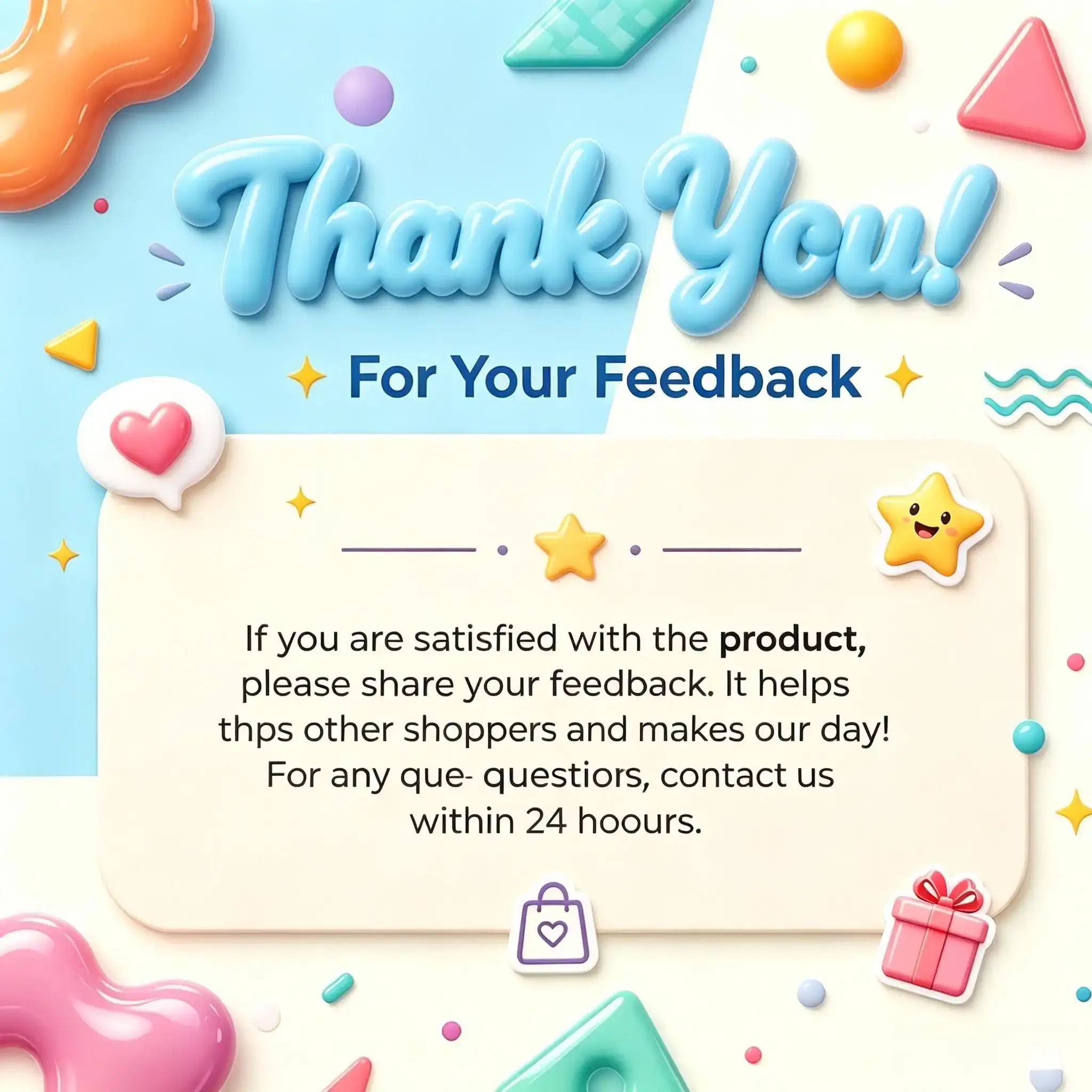 If you have any questions, please contact customer service.Gift 1