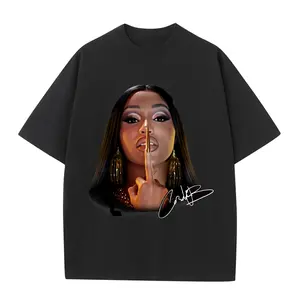 CARDII B TEE, Rapper shirt, Big face Sweatshirt, Gift for Him Gift for Her, Fan Gift, rap merch shirt, Graphic Tees GN WZI SIZ