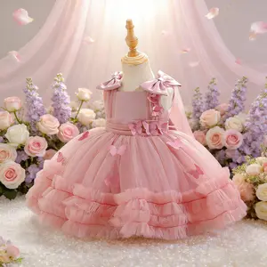 3061 girl dress with butterfly design perfect for anniversary or birthday party