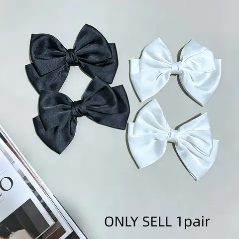 Solid Color Bowknot Shoe Charms, Cute Shoes Jewelry for Women and Girls, Fashionable Shoes Decorations for Clogs, Shoes DIY Accessories, Shoe Decor Accessory