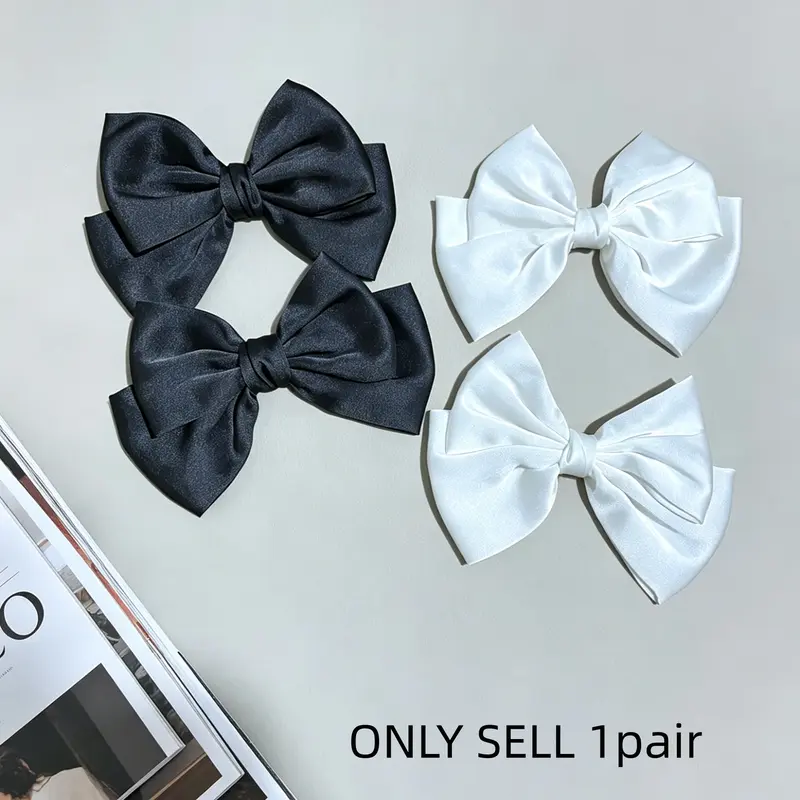 Solid Color Bowknot Shoe Charms, Cute Shoes Jewelry for Women and Girls, Fashionable Shoes Decorations for Clogs, Shoes DIY Accessories, Shoe Decor Accessory