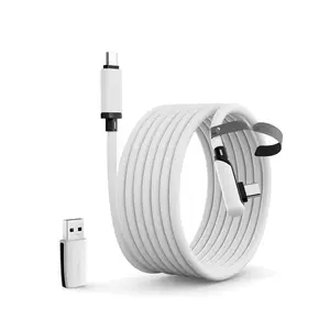 Link  16FT Compatible with Oculus/ Quest 3/Quest 3S/Quest2/Pro/Pico 4 Accessories and PC/SteamVR, Upgraded Type C with USB 3.0 Adapter, High Speed Data Transfer Cord for VR Headset