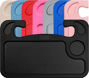 Easter Gift – Steering Wheel Tray, Car Desk for Eating & Laptop, Hook-On Accessory