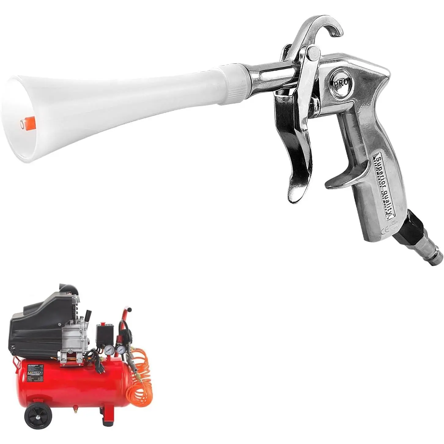 Air Compressor for Car Detailing Detailing Tool, High Pressure Air Gun Dry Cleaning Tool Kit, Air Gun, Car Clean Gun, Cleaning Gun, for Car Dry Cleaning