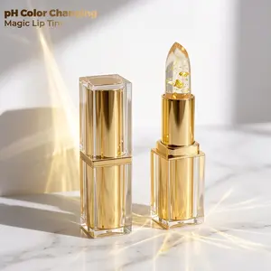 Buy 1 Get 1 Free, Hydrating pH Color Changing Lipstick & Plumping Lip Gloss - Get a Custom Temperature-Sensitive Tint with Intense Moisture - Long Lasting, Transferproof, Glossy Finish Lip Balm Daily Care